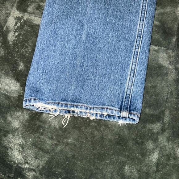 Abercrombie & Fitch The '90s Relaxed Jeans Women's 27/4R Blue Denim Straight Leg - Picture 3 of 9